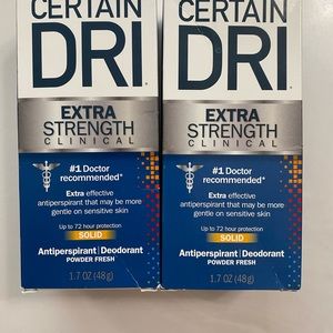 Certain dry extra strength solid
